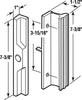 Prime-Line Wood Tone Steel Indoor and Outdoor Sliding Screen Door Latch/Pull