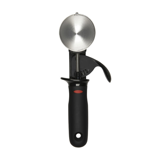 OXO SoftWorks Black Plastic/Stainless Steel Trigger Scoop
