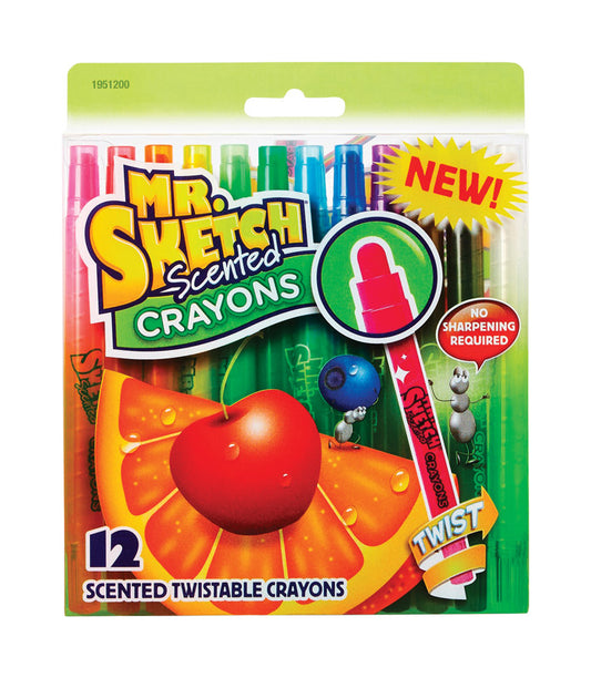 Mr. Sketch Twistable Scented Crayons 12 pk (Pack of 12)
