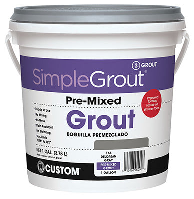 Pre-Mixed Grout, Earth, 1-Gal.