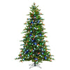 Holiday Bright Lights  7 ft. Multicolored  Prelit Griswold Fir  Artificial Tree  400 lights