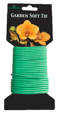 Plant Tie, Soft, Green, 8-Meters