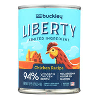 Buckley - Liberty Wet Food Chicken - Case of 12 - 12.5 OZ