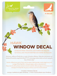 Pacific Bird & Supply Co Inc Pb-0048 Hawk Decal 4 Count