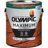 Olympic Maximum Solid Color Semi-Gloss Navajo Red Base 1 Acrylic Latex Stain and Sealant 1 gal. (Pack of 4)