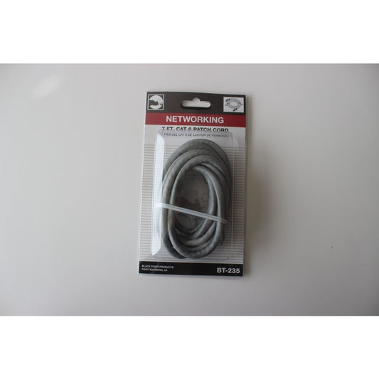 Black Point Products 7 ft. L Patch Cord CAT 6