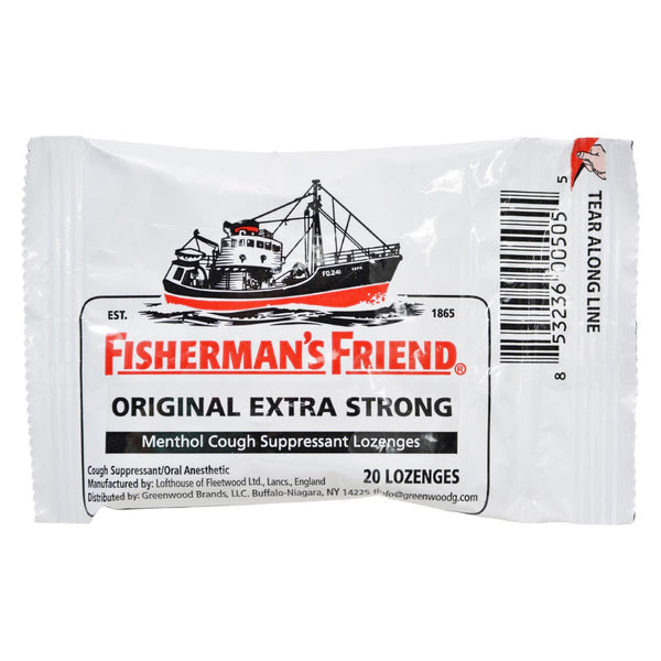 Pastillas Fisherman's Friend - Originales extra fuertes - Dsp - 20 unidades - 1 caja (paquete de 24)