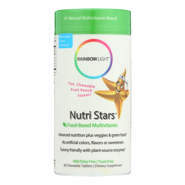 Rainbow Light NutriStars Delicious Fruit Blast - 60 comprimidos masticables