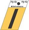 Hy-Ko 1-1/2 in. Black Aluminum Letter I Self-Adhesive 1 pc. (Pack of 10)