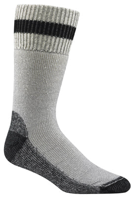 Diabetic Socks, Thermal, Gray & Black, Men's Large