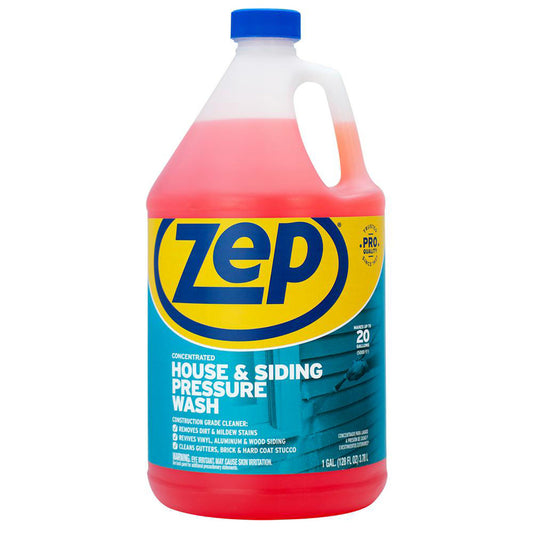 Zep Commercial No Scent House and Siding Pressure Wash 1 gal. Liquid (Pack of 4)