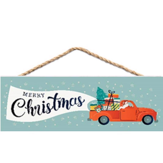 P. Graham Dunn Multicolored Truck Indoor Christmas Decor 3.5 in.
