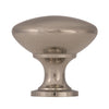 Amerock  Allison  Round  Cabinet Knob  1-3/16 in. Dia. 1-1/8 in. Brushed Chrome  1 pk