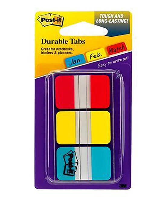 Post-it  1 in. W x 1.5 in. L Assorted  Page Markers  3 pad
