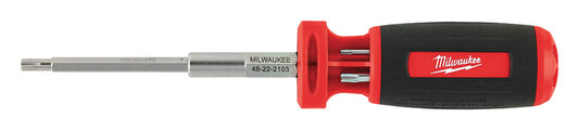 Milwaukee Torx T1 - T8 10-in-1 Multi-Bit Driver 6.0 in. Chrome-Plated Steel