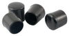 Softtouch Rubber Leg Tip Black Round .5 in. W X .5 in. L 4 pk