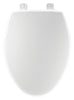 Mayfair  Slow Close Elongated  White  Plastic  Toilet Seat