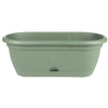 Bloem Lucca 7.5 in. H X 18 in. W X 9.13 in. D Plastic Rolled Rim Window Box Living Green