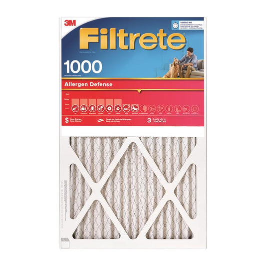 3M Filtrete 20 in. W x 30 in. H x 1 in. D 11 MERV Pleated Allergen Air Filter (Pack of 4)