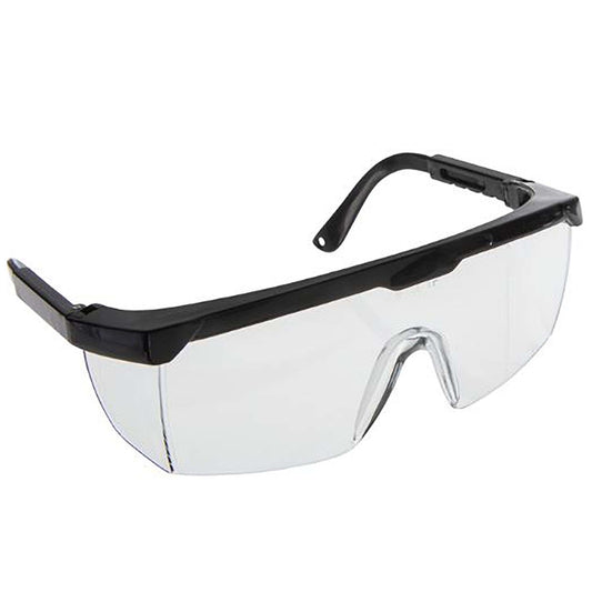 Regent Products Safety Glasses Clear Lens Black Frame