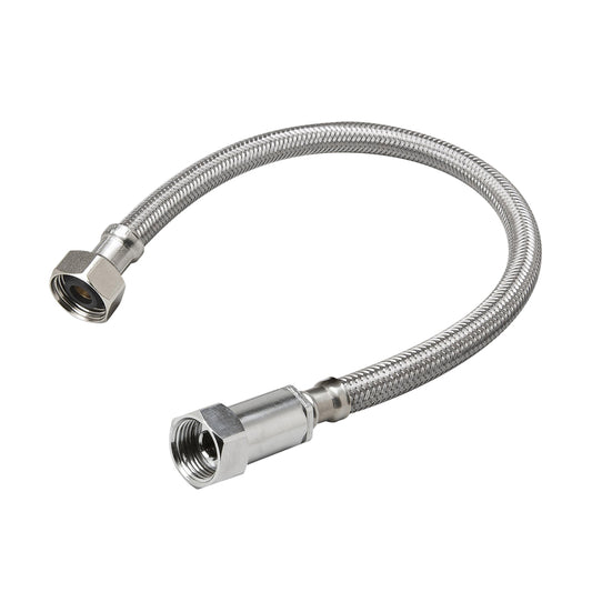 SureDry B&K 1/2 in.   FIP  T X 1/2 in.   D Compression 12 in.   Stainless Steel Faucet Supply Line
