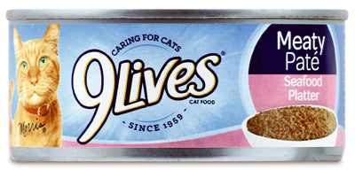 Canned Cat Food, Seafood Platter, 5.5-oz.