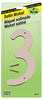 Hy-Ko 4 in. Gray Nickel Number 3 Nail-On 1 pc. (Pack of 10)