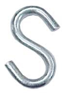 Hindley 41720 2 Zinc Heavy Open Style S Hooks (Pack of 50)