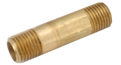 Amc 736113-0224 1/8" X 1-1/2" Low Lead Brass Nipple