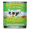 California Farms Condensed Milk - Organic - Sweetened - 14 oz - case of 24