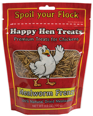 Poultry Treats, Mealworm, 3.5-oz. (Pack of 6)
