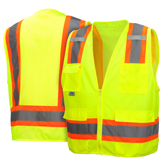 Pyramex Reflective Safety Vest Lime L