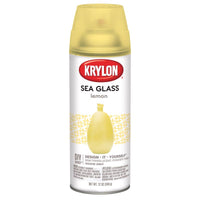 Krylon Sea Glass Semi-Translucent Lemon Spray  Paint 12 oz (Pack of 6)