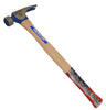 Vaughan Milled Face California Framing Polished Forged Head Hammer 18 oz. with 17 in. Hickory Handle