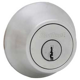 660 26D SCAL 5303 K3 1-Cyl Deadbolt - Satin Chrome