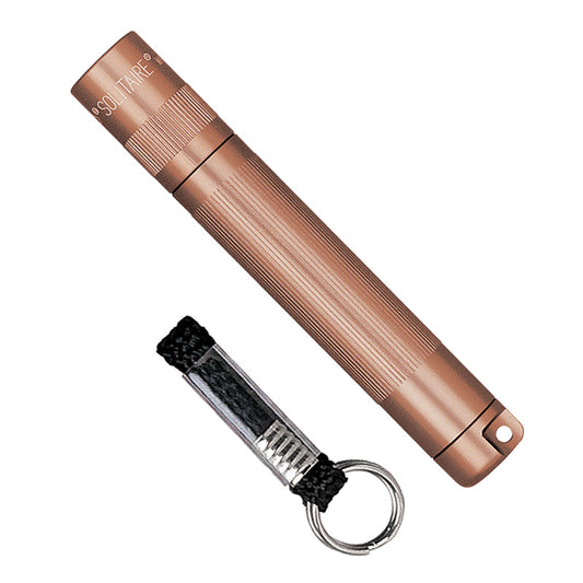 Maglite Solitaire 47 lm. Rose Gold LED Flashlight with Key Ring AAA Battery