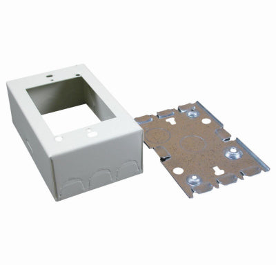 700 Series Extra Deep Outlet Box, Ivory, 1.75-In.