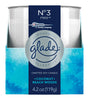 Glade Atmosphere Collection Beige Coconut & Beach Woods Scent Soy Air Freshener Candle 3-1/4 in. H x 2-7/8 in. Dia. (Pack of 6)