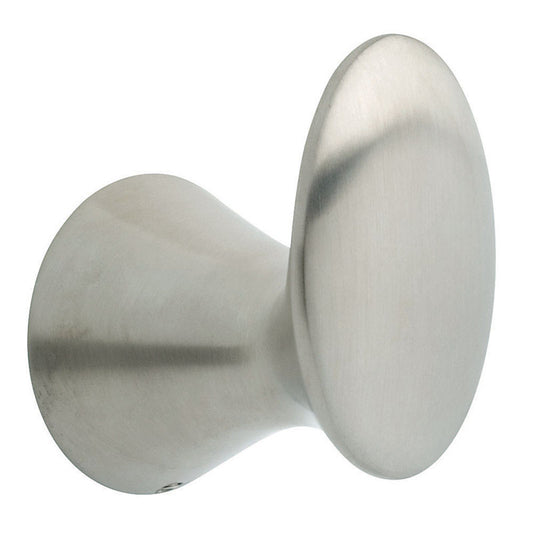 Delta  Lahara Collection  Robe Hook  2.9 in. H x 2 in. W x 2.4 in. L Stainless Steel  Silver  Die Cast Zinc