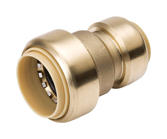 BK Products ProLine 3/8 in. Push X 1/2 in. D Push Brass Reducing Coupling