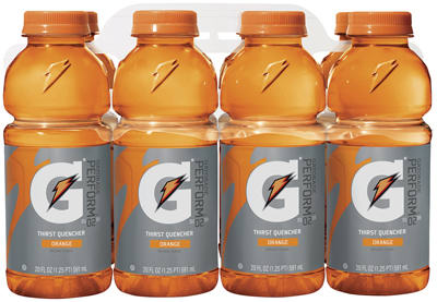 Thirst Quencher Drink, Orange, 20-oz., 8-Pk. (Pack of 3)