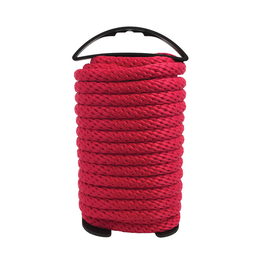 Lehigh Group RSBP1630 1/2" X 300' Red Polypropylene Solid Braid Derby Rope (Pack of 300)