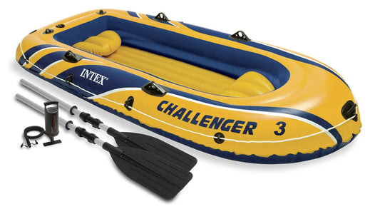Intex 68370ep 116 L X 54 W X 17 H Challenger Lake Boat Set