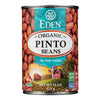 Eden Foods Organic Pinto Beans - Case of 12 - 15 oz.