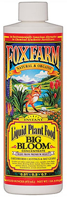 Foxfarm Big Bloom Organic Liquid Plant Food Concentrate 1 Pt.