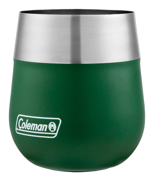 Coleman  13 oz. Claret  Insulated Tumbler/Glass  Heritage Green