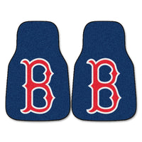 MLB - Boston Red Sox Carpet Car Mat Set - 2 Pieces