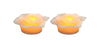 Inglow  White  Flower  Candle  2 in. H