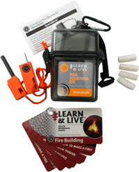 Fire Starting Live & Learn Kit, Gray Case