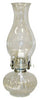 Lamplight Farms Clear Glass Optic Base & Silver Burner Ellipse Oil Lamp 13 H in. (Pack of 4)